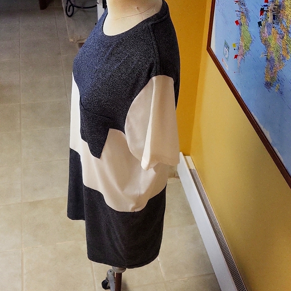 Bluenotes Large t-shirt SHORT SLEEVE for men, White & Grey, 1 front chest pocket - Picture 4 of 10